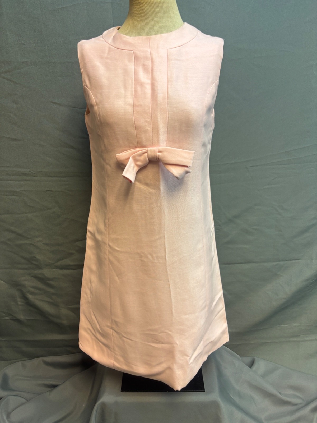 Vintage 60s Womens Pink Dress and Dress Coat Jackie O Style 2pc Set