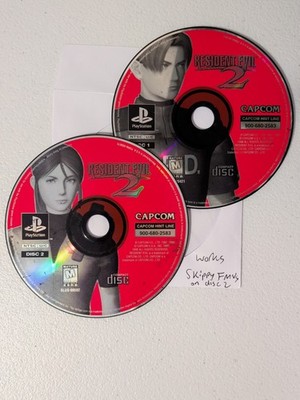 Resident Evil 2 (Sony PlayStation 1, 1998) Discs Only Tested Working 