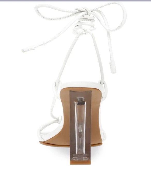 Wild Pair 女式 SANTEAGO 颜色白色楔形高跟鞋 9.5 M 码 — 第 3/4 张图片