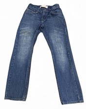 Levi s 511 Slim Youth Jeans Blue Denim Size 10 Reg W25 L25 Adjustable Waistband