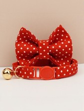 2 Piece Bow Tie Pet Collar with Bell