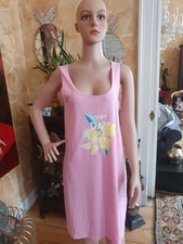 Nachtwäsche Nachthemd Pyjama Gr L Rosa C&A N...