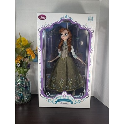 DISNEY Store Frozen ANNA Green Dress 17''Doll Limited Edition 1 Of 5000