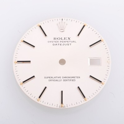 Rolex Mens Datejust 36mm Silver Stick Dial T Swiss T 16014-16234 #N7
