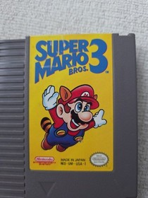 Super Mario Bros. 3 (Nintendo NES, 1990) Aut&eacute;nticos Pines Limpios PROBADOS