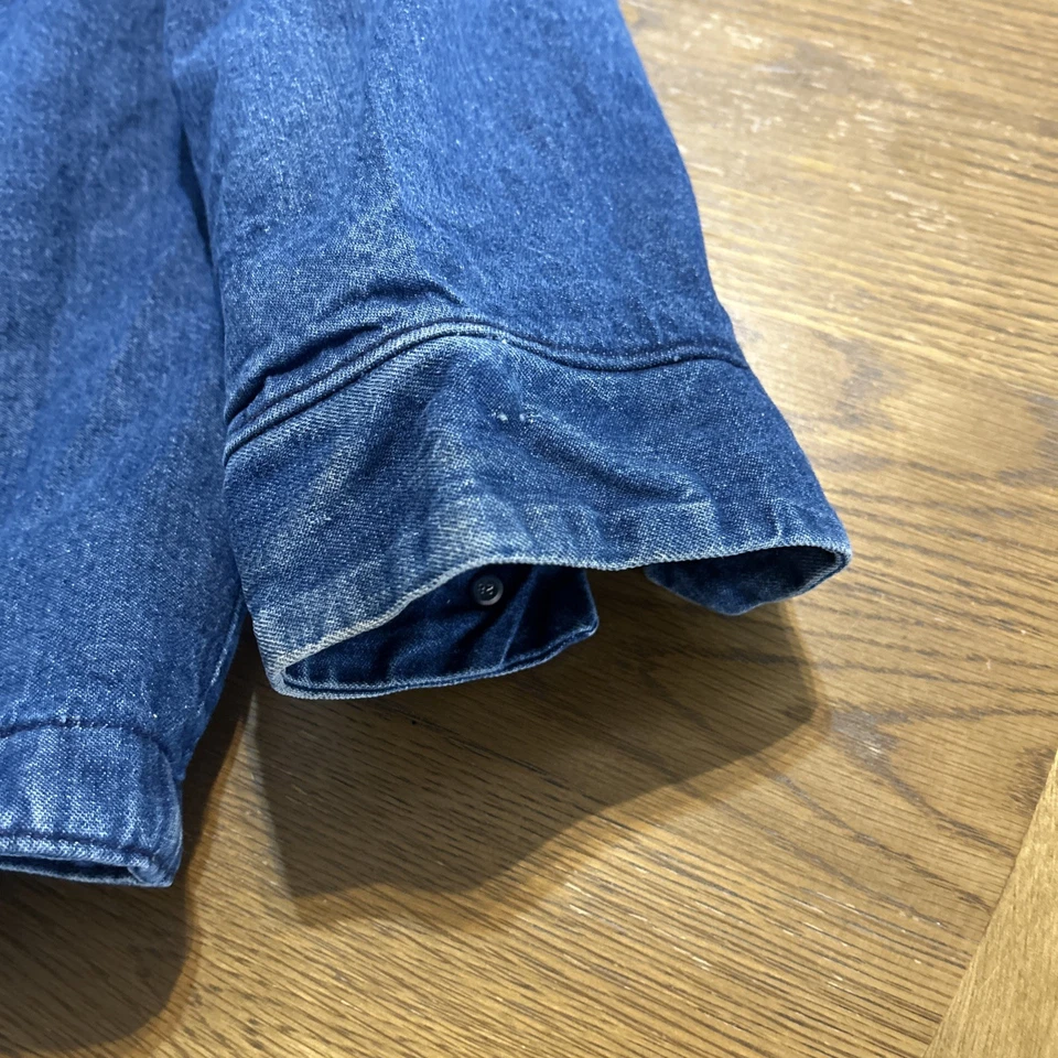 Abrigo Big Ben Denim Tareas Cuello Pana Manta Forrada Para Hombre De Colección Foto 3 de 4