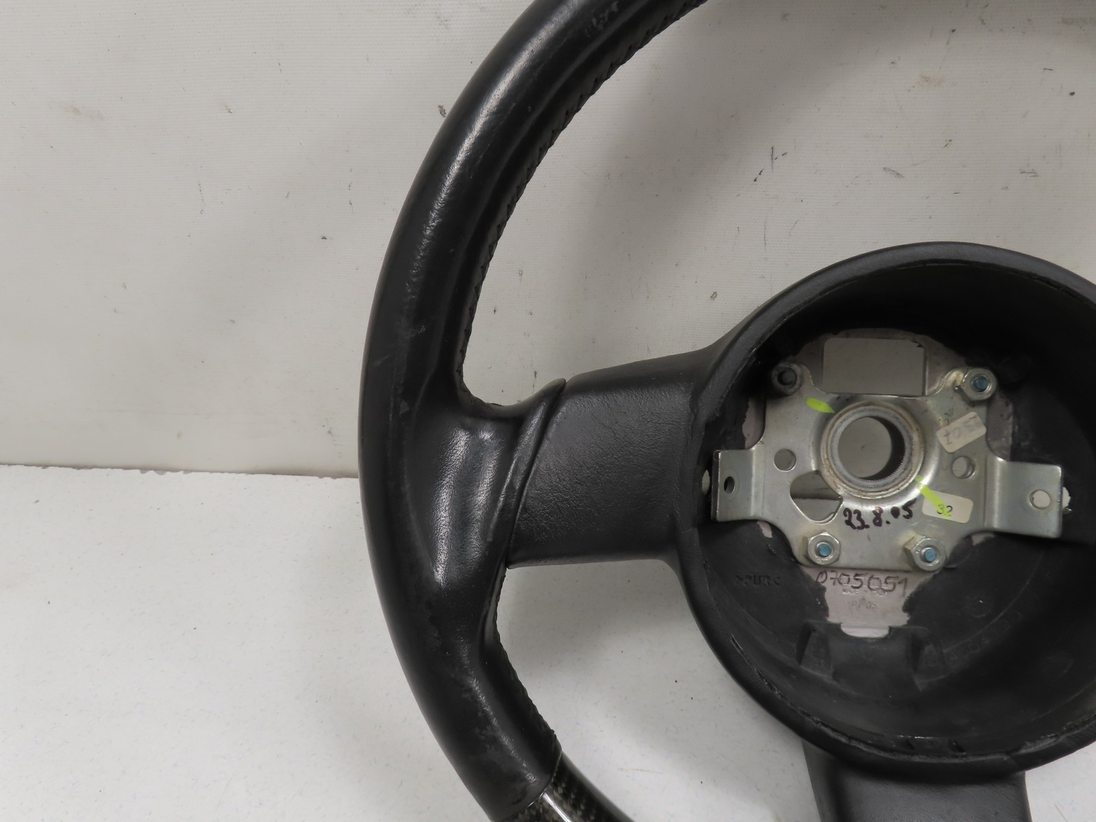 06 Lamborghini Gallardo #1310 Steering Wheel OEM 3-Spoke Carbon Fiber 400419091