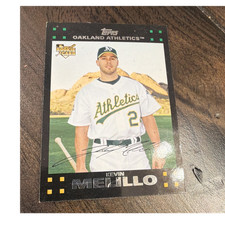Topps 2007 Kevin Melillo #UH187 Oakland Athletics Rookie Baseball Card. rookie card picture