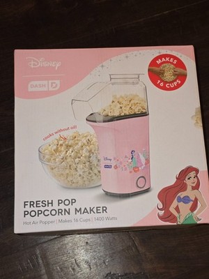 DASH Fresh Pop Hot Air Popper Popcorn Maker Makes 16 Cups Disney Princess Pink