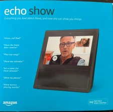 Amazon Echo Show (1st Generation) Smart Display with Alexa – Black