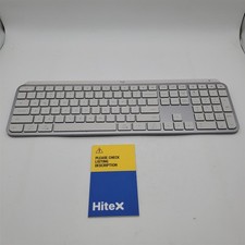 Logitech MX Keys S Wireless Keyboard, Low Profile - Pale Grey NO DONGLE