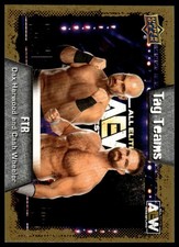 2022 Upper Deck AEW Dax Harwood / Cash Wheeler TT #81 Gold