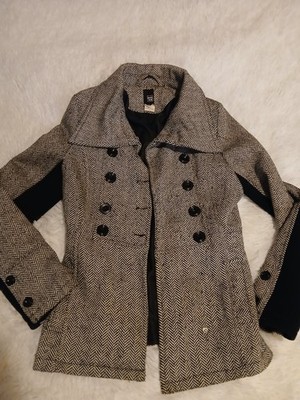 Women's Pimkie Vintage Wool Jacket Coat Size Small