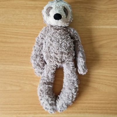 Jellycat Bailey Faultier Plüsch | Flauschiges sitzendes Stofftier im Ruhestand | SCHNELLER VERSAND