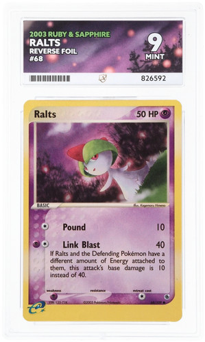 Ralts graded ACE 9 for sale on eBay