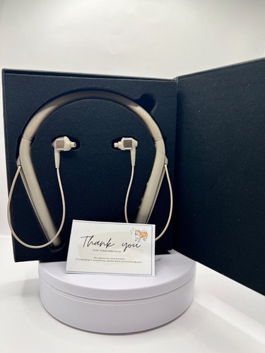 Sony WI-1000X Premium Neckband Noise Cancelling Bluetooth Headphones Gold - Picture 7 of 13