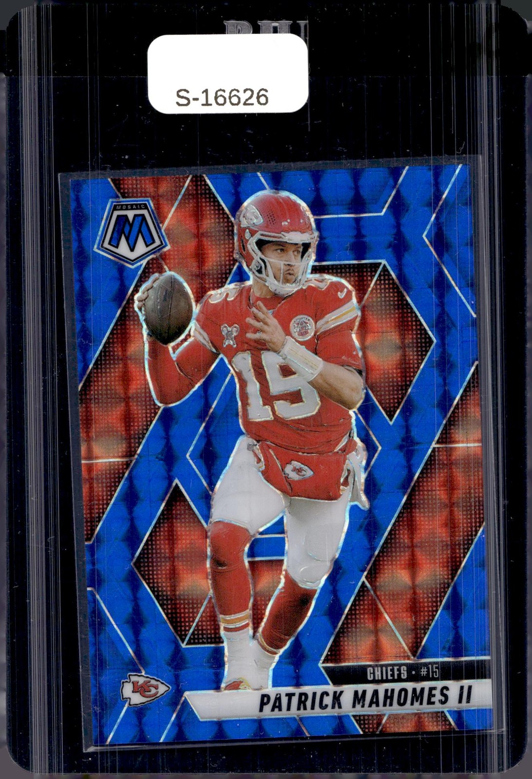 2025 Panini Mosaic #200 Patrick Mahomes II Mosaic Blue #/99