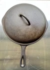 Birmingham BSR Cast Iron No 8 10 5/8" Skillet #8 CF Chicken Fryer w/Lid Vintage