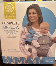 Lillebaby Airflow Baby Carrier, Blue/Aqua Color. 6 in 1
