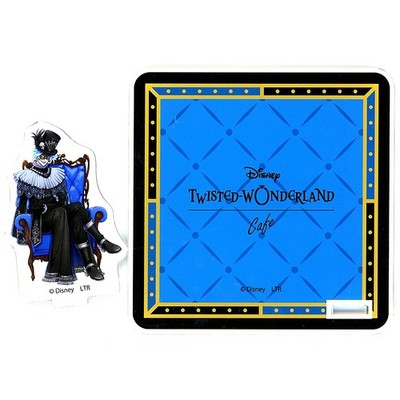 Idia Shroud Glorious Masquerade Acrylic Stand Coaster OH MY CAFE Japan X354