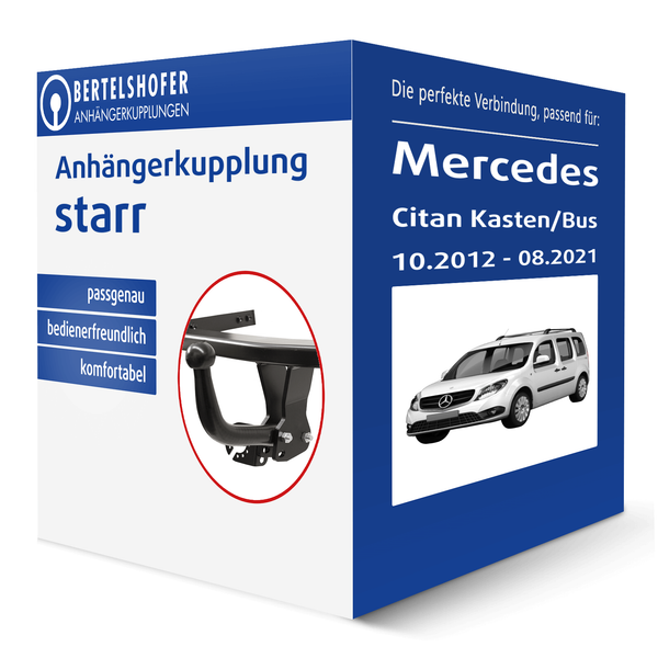 G.D.W. AnhäNgerkupplung Starr für Mercedes Citan Kasten/Bus Typ W415 AHK-image