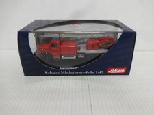 Schuco Mercedes-Benz L6600 Fire Truck with Turntable Ladder, , unused,