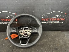 21-24 FORD BRONCO SPORT LEATHER STEERING WHEEL EBONY/BROWN INT 9P ID M1PB3600