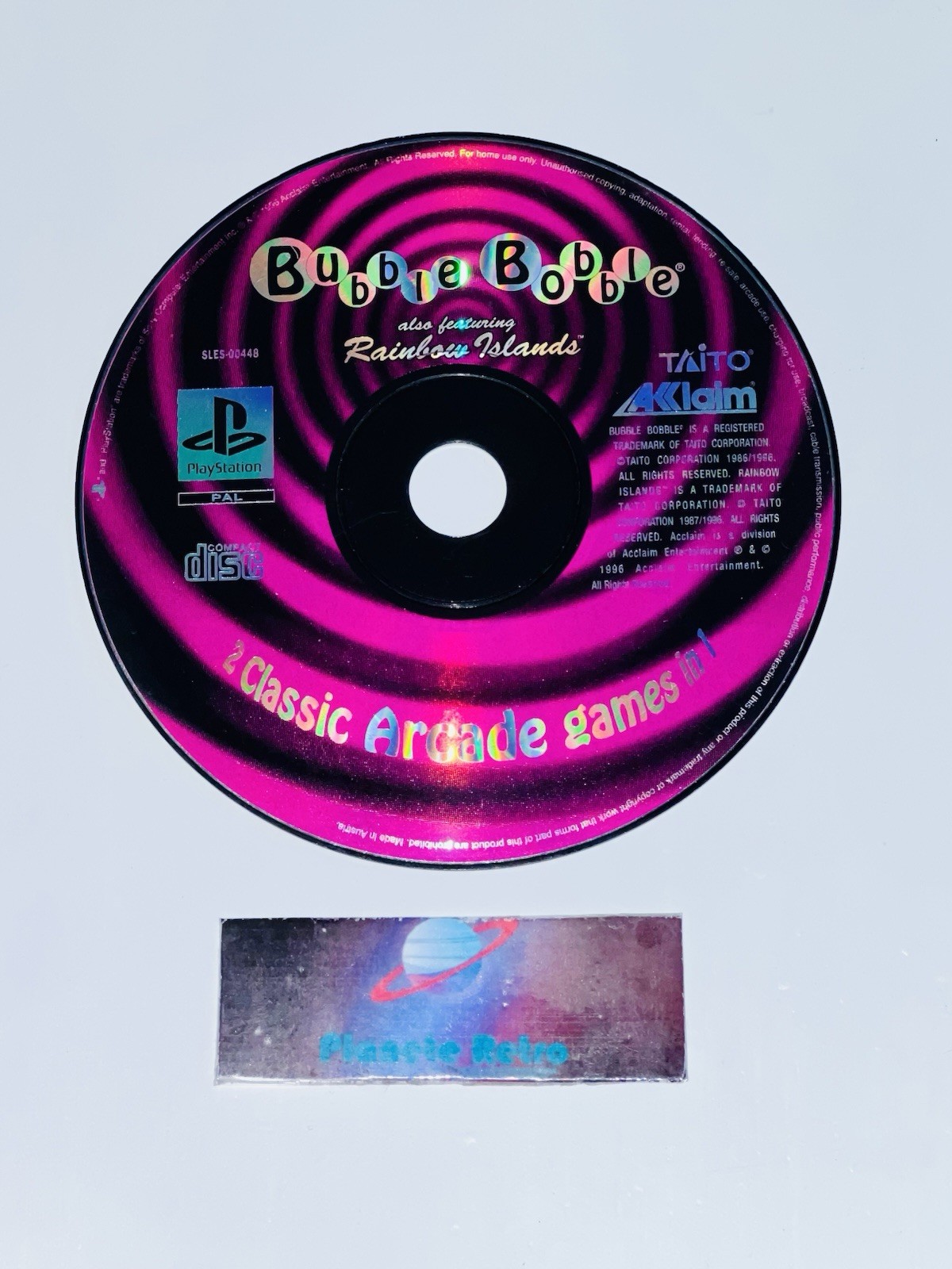 Bubble Bobble also Featuring Rainbow Islands - PS1 Loose PAL PlayStation Sony