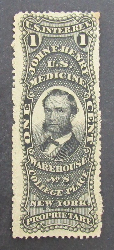 nystamps US Revenue Match Medicine Stamp Mint        L10x1958