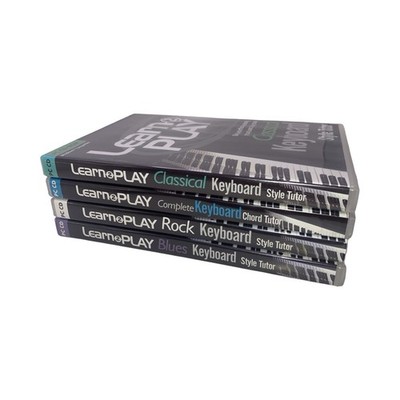 Learn2Play Keyboard Tutor PC CD ROM Klassik Rock Blues komplettes Akkordpaket