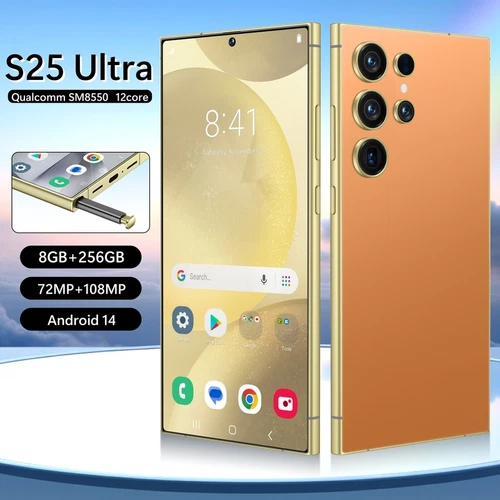 S25 Ultra 5G Smartphone 7.3" Factory Unlocked Android Phones Dual SIM 8GB+256GB - Picture 5 of 33