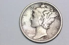 1925 D Mercury Dime  Fine +   "Actual Coin Pictured - Not Cleaned"