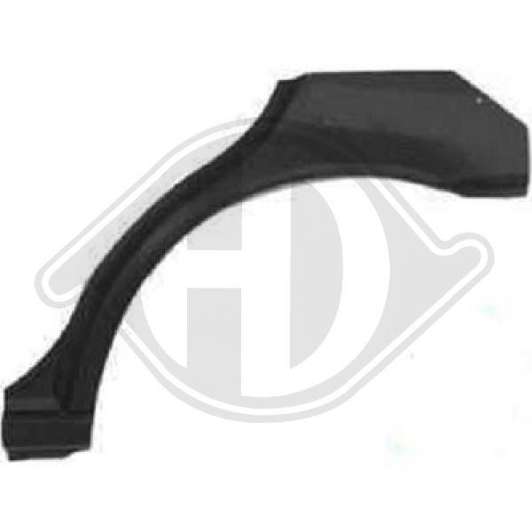Diederichs Radlauf Links 5TüRer FüR Ford Fiesta 95-02 Mazda 121 96-03-image