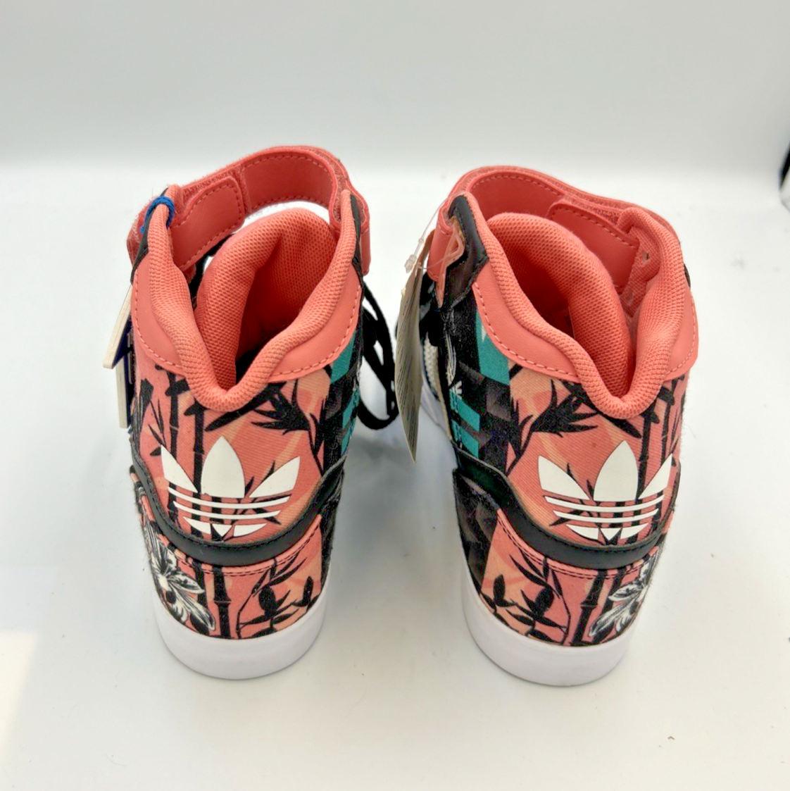 Adidas Extaball Up Womens sz Pink Black Lace Up Heel High