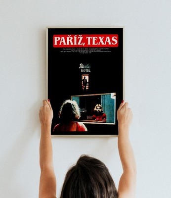 Paris, Texas 1984 Film Poster Druck Wandbild Vintage 80er Kult Wim Wenders Film