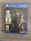 The Last of Us Remastered (Sony PlayStation 4, 2018) PS4