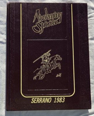 ''SERRANO'' 1983 NORTE VISTA H.S. RIVERSIDE CA. HIGH SCHOOL YEARBOOK