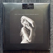 TAYLOR SWIFT THE TORTURED POETS DEPARTMENT Dark Brown Black Dog NEW VINYL RECORD