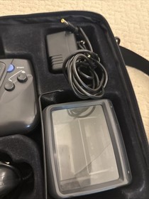 SEGA Game Gear Handheld Black Model 2210K w/ LCD Screen Upgrade with Extras READ