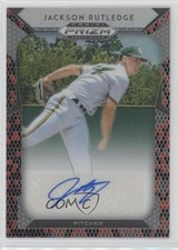 2019 Panini Prizm Draft Picks Red & Black Snakeskin Jackson Rutledge Auto 4f5