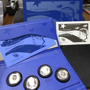 米国 4枚セット ケネディ フランクリン アイゼンハワー Kennedy 50th Anniversary 4 Coin Set | eBay