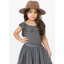 Joyfolie Mia Joy Daisy Top in Heather Morel Girl&rsquo;s Size 3