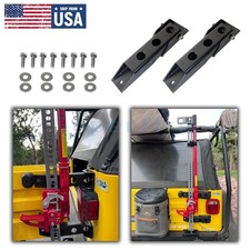 2-pack Black Steel Tailgate Hinge Replacement Kit For Jeep Wrangler Tj 1997-2006 2-pack Black Steel Tailgate Hinge Replacement Kit For Jeep Wrangler Tj 1997-2006