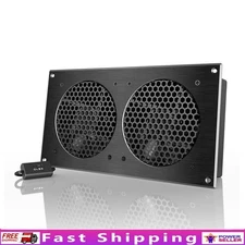 Quiet Cooling Fan System AV Cabinets 12'' Speed Control Ultra Quiet Durable NeW