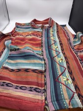 Susan Bristol Casuals Women's Plus 1W Cottagecore Aztec Western Vest Multicolor