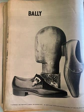 Vintage Paper Advertising / Advertising 1960 - BALLY Shoes - 1 Page