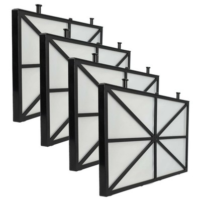 4 Filter für Dolphin M200 LR6 Explorer Plus Liberty Poolsauger 26,5x17,5x5,4cm