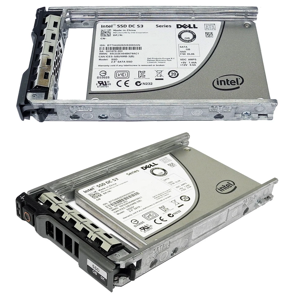 Dell Intel SSD DC S3610 Series 400GB 2.5" 6Gb SATA SSDSC2BX400G4R Server Storage - Bild 3 von 3
