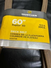 HUSTLER GENUINE OEM 60" Raptor SD BIG DOG ALPHA MP Deck Belt 604711 / 604711R