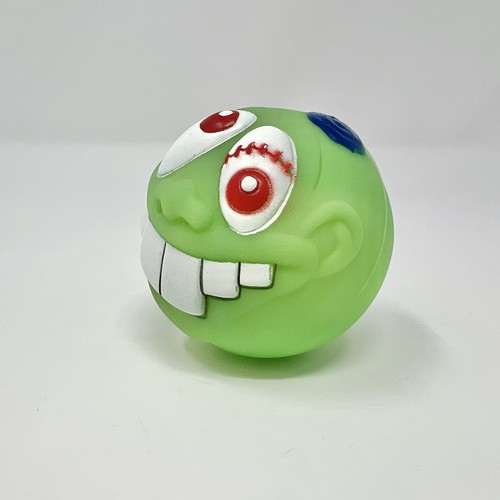 Wacky Ball Green Squirt Head Bootleg Eyeball Buck Tooth Madballs WEIRD BALL - Picture 4 of 7